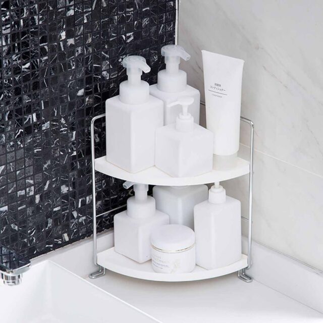 Bathroom Shelf Storage Rack Display Stand Shelves Cosmetics Shampoo Holder Shower Caddy Bathroom Organizer Multi-layer