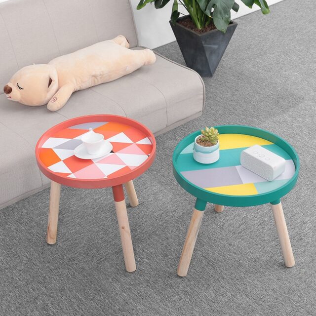 Strongwell Nordic Small Fresh Mini Coffee Tables Coffee Table Cafe Table Basse Wood Low Table Round Tables Room Home Decorations