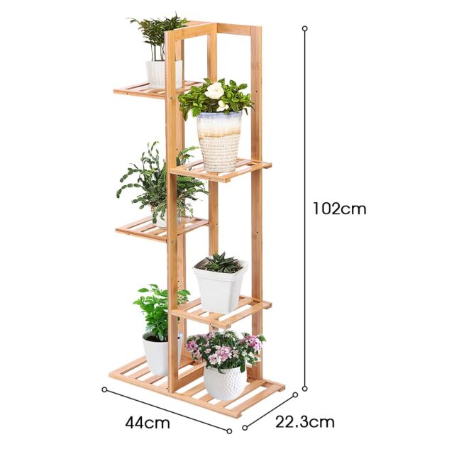 Multi Layer Plant Stand Multiple Flower Pot Holder Shelves Planter Rack Storage Organizer Display for Indoor Garden Balcony
